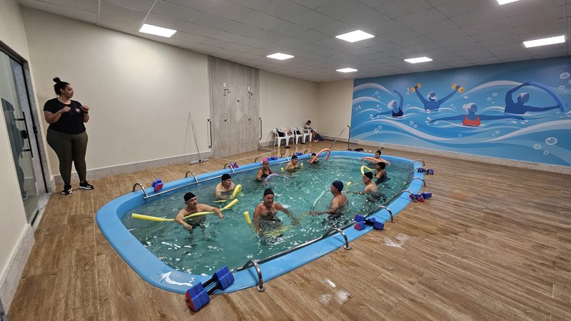 Clube entrega nova  hidroginástica com mais conforto, segurança e acessibilidade